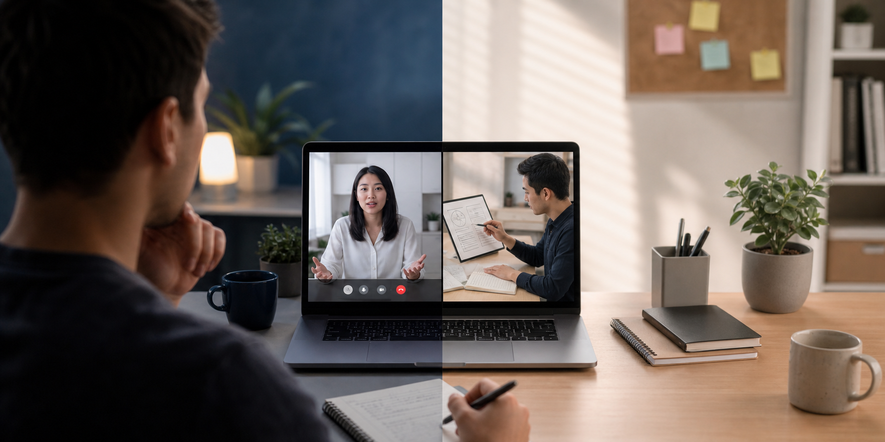 Candidate comparing AI interview copilot and interview assistant tools